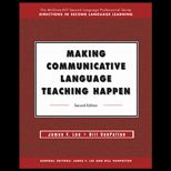 Making Communication Language Teaching Happen