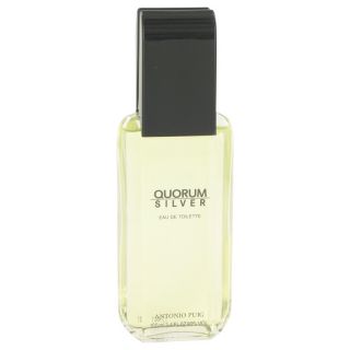 Quorum Silver for Men by Puig EDT Spray (Tester) 3.4 oz