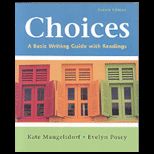 Choices Basic Writ. Guide With Readings   With Dictionary