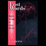 Lost Words  Narratives of Language and the Brain, 1825 1926