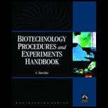 Biotechnology Procedures and Experiments Handbook   With Cd