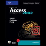 Microsoft Access 2002  Comprehensive Concepts and Techniques   With CD
