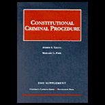 Constitutional Criminal Procedures   02 Supplement