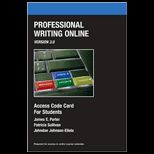 Professional Writing Online Access Code
