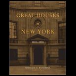 Great Houses of New York, 1880 1930