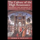 Culture of the High Renaissance
