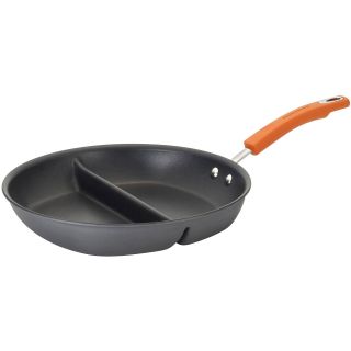 Rachael Ray 12  Hard Anodized Divided Skillet