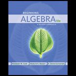 Beginning Algebra   Student Workbook