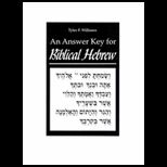 Answer Key for Biblical Hebrew