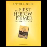 Answer Book for First Hebrew Primer