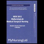 Medical Surgical Nursing MyNrs.Lab (6 Month)
