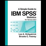 Simple Guide to IBM SPSS For Version 20/21