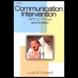 Communication Intervention Birth to Three