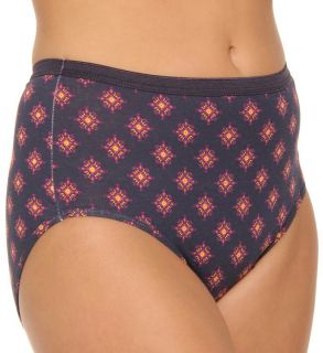 Just My Size 1610 Plus Size Cotton Brief Panty   5 Pack