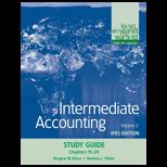 Intermediate Accounting, Study Guide, Volume 2 IFRS Edition