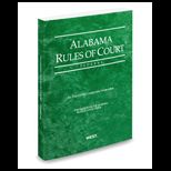 Alabama Rules of Court, Federal 2011