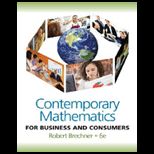 Contemporary Mathematics for Business and Consumers Access