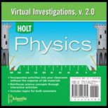 Holt McDougal Physics Virtual Investigations CD ROM
