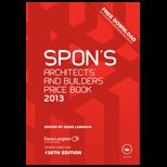 Spons Architects and Buildersprice Book