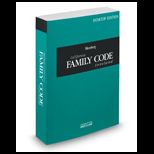 Blumbergs Calif. Family Code Annotated 14