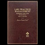 Law Practice Management  Materials and Cases