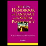 New Handbook of Language and Social Psychology