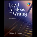 Legal Analysis and Writing   With CD
