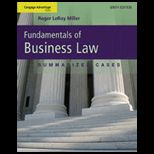 Fundamentals of Business Law  Summarized Cases