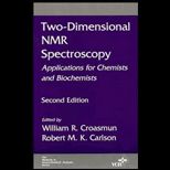 Two Dimensional NMR Spectroscopy