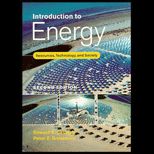 Introduction to Energy  Resources, Technology, and Society