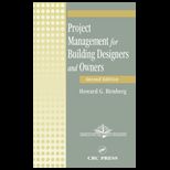 Project Management for Building Designers and 
