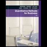Quantitative Methods for Business   With Access