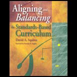 Aligning and Balancing Standards Based Curriculum