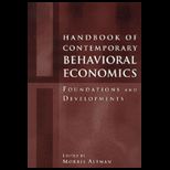 Handbook of Contemporary Behavioral. Economics