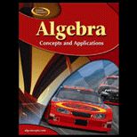 Algebra  Concepts and Applications