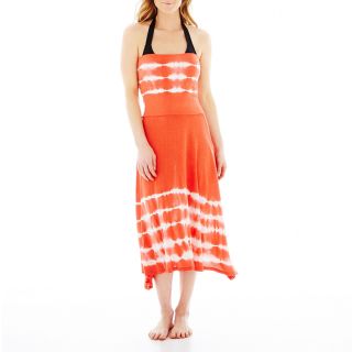Raviya Convertible Cover Up Tube Dress/Skirt, Coral, Womens