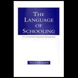Language of Schooling  A Functional Linguistics Perspective