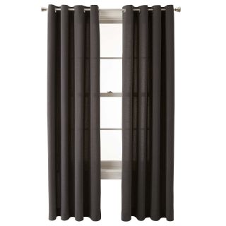 Studio Arista Grommet Top Curtain Panel, Iron