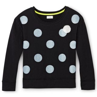 DREAMPOP by Cynthia Rowley Dotty Top   Girls 6 16, Black, Girls