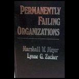 Permanently Failing Organizations