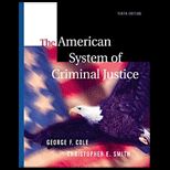 American System of Criminal Justice   With 2 CDs
