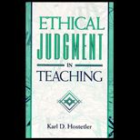 Ethical Judgment in Teaching