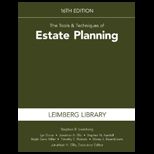 Tools and Techniques of Estate Planning