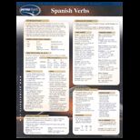 Spanish Verbs Chart Size  2 Panel
