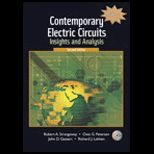 Contemporary Electric Circuits   With CD and Lab. Man.