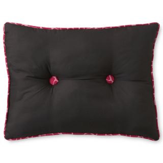 Opposites Attract Oblong Decorative Pillow, Black, Girls
