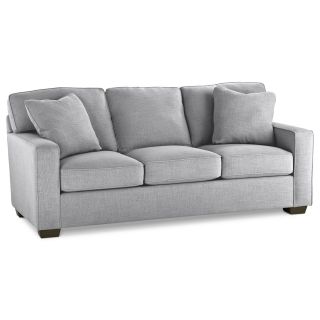 Possibilities Track Arm 82 Queen Sleeper Sofa, Cement