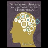 Psychodynamic, Affective, and Behavioral Theories to Psychotherapy
