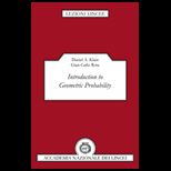 Introduction to Geometric Probability