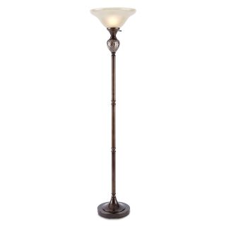 JCP Home Collection  Home Mother of Pearl Torchiere Floor Lamp, Bronze